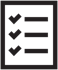 Checklist icon representing how you can review contracts faster.